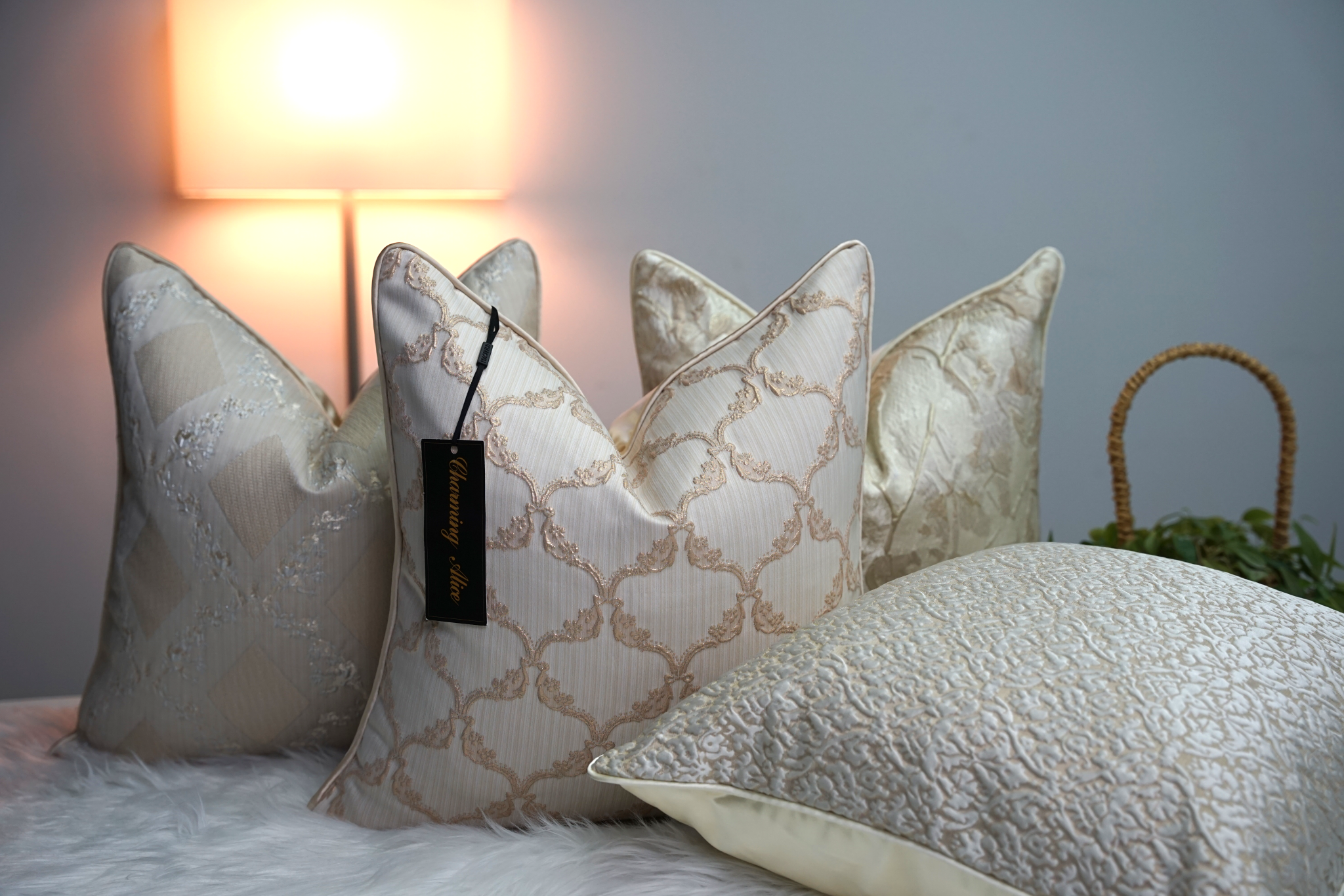jacquard cushion cover